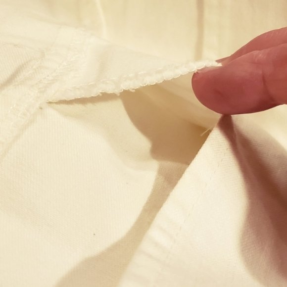 D&Co - Stretch Twill Jean Jacket with Bling Buttons - White - XL - EUC - Picture 13 of 13